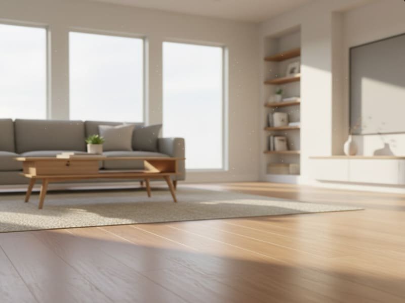 maintaining vinyl floor shine long term